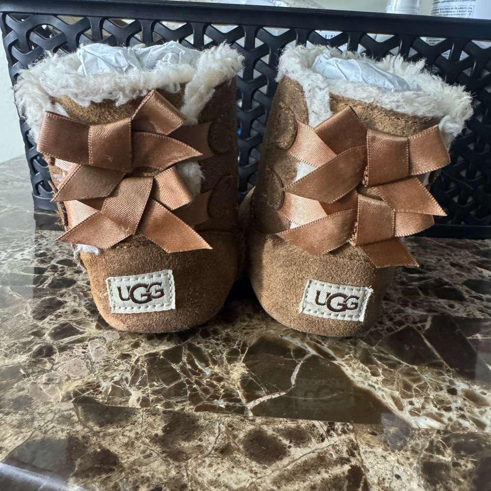 UGG Kids Boots with Brown Bows